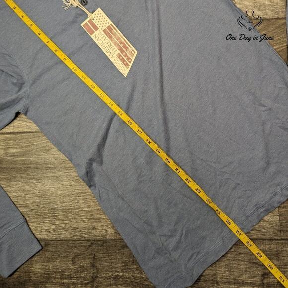 American Threads Long Sleeve Tee Shirt Size S - Picture 4 of 5